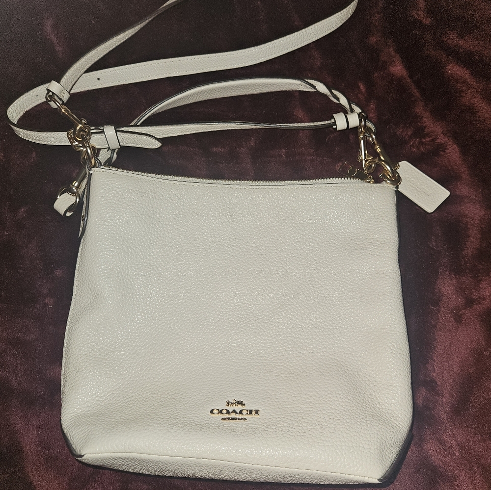 Coach Mini Abby Duffle crossbody off white